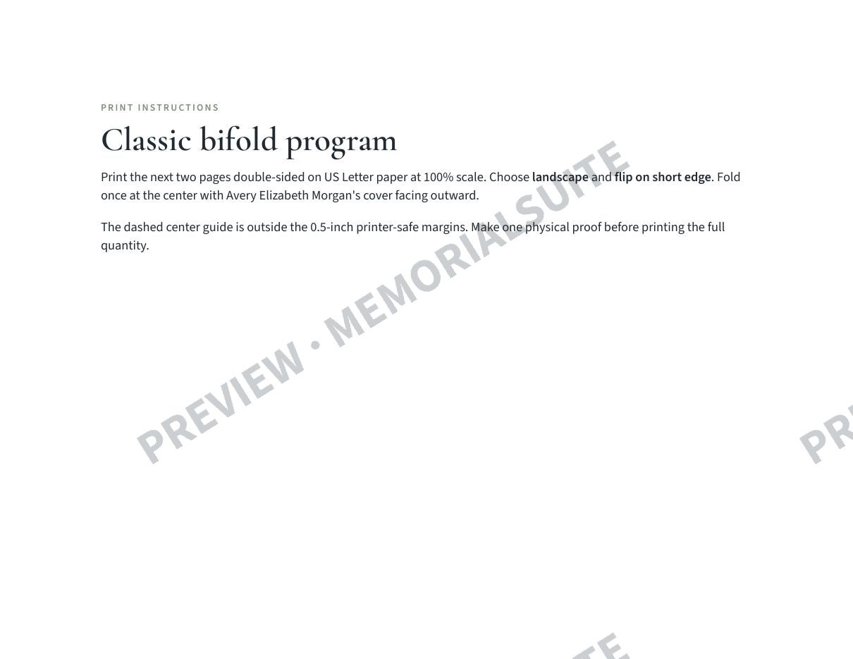 Watermarked fictional Home-printer duplex program page 1